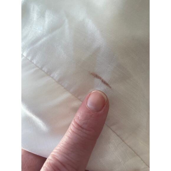 Nine West Cream Buttondown Mini Dress, Size XL - Picture 6 of 8